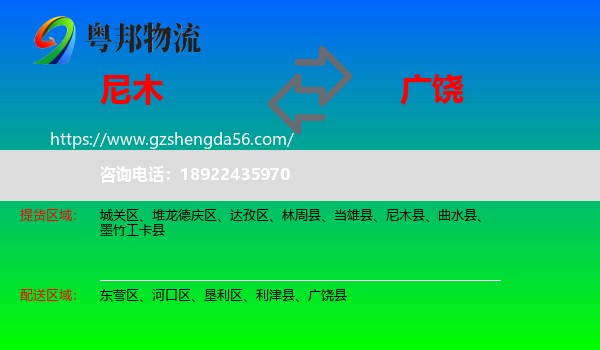尼木县到广饶县物流专线
