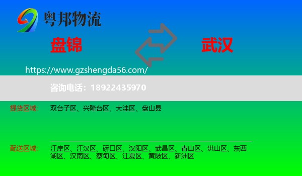 盘锦到武汉专线