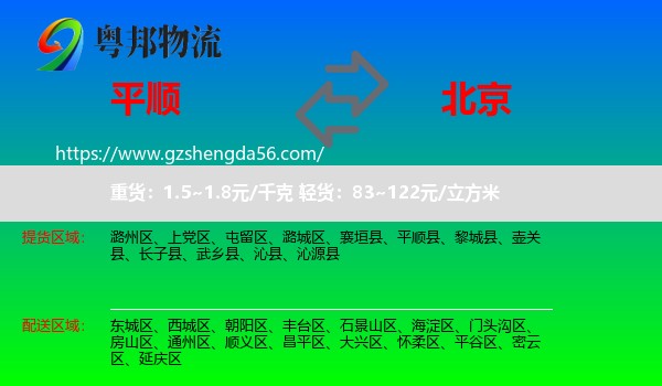 平顺县到北京专线