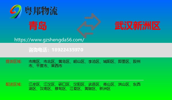 青岛到新洲区物流专线