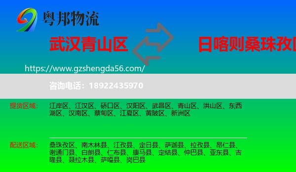 青山区到桑珠孜区物流专线
