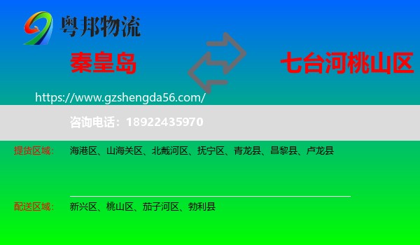 秦皇岛到桃山区物流专线