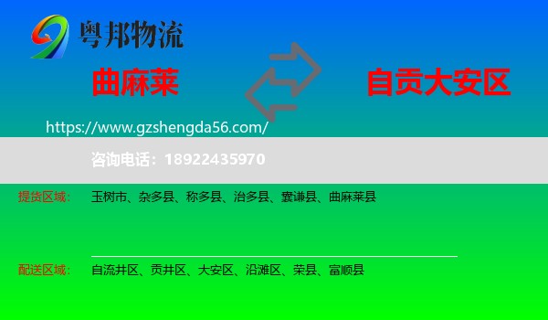 曲麻莱县到大安区物流专线