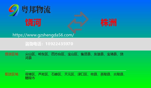 饶河县到株洲物流专线
