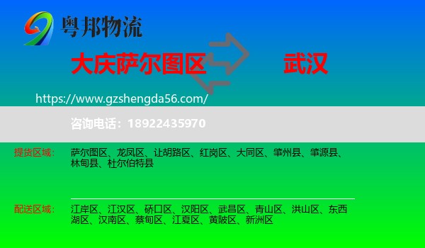 萨尔图区到武汉专线