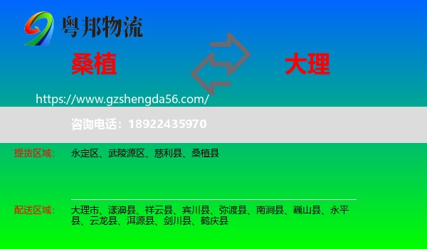 桑植县到大理物流