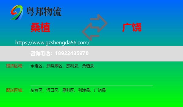 桑植县到广饶县物流专线