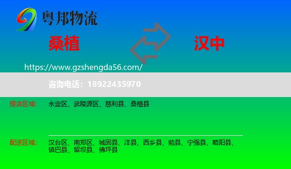 桑植县到汉中物流