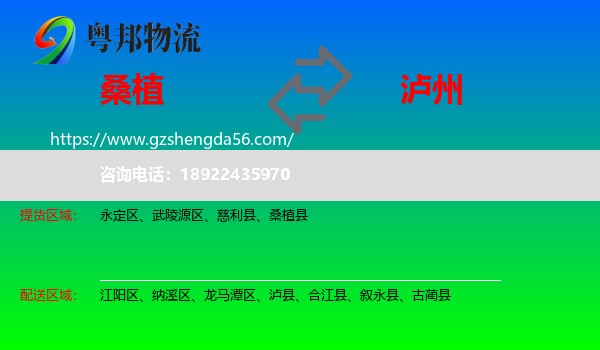 桑植县到泸州物流