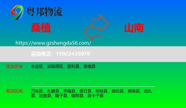 桑植县到山南物流