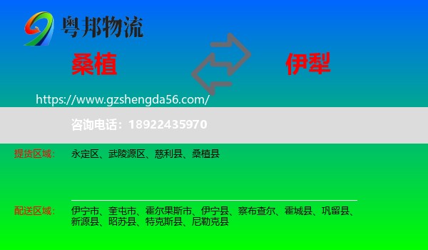 桑植县到伊犁物流
