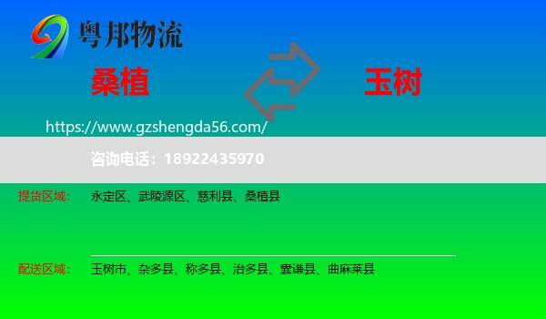 桑植县到玉树物流