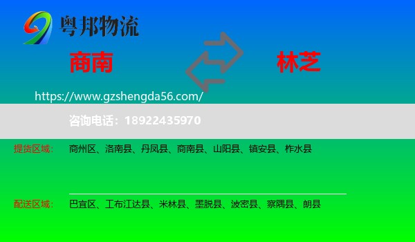 商南县到林芝物流