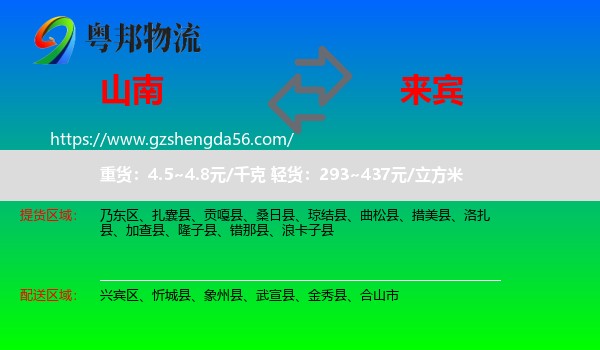 山南到来宾物流