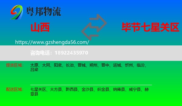 山西到七星关区物流专线