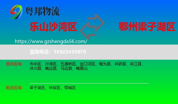 沙湾区到梁子湖区物流专线