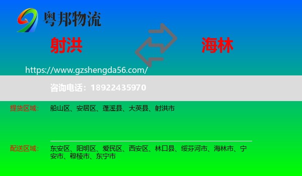 射洪市到海林市物流专线