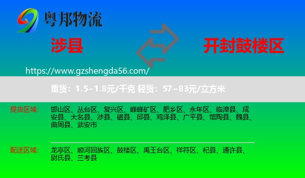 涉县到鼓楼区物流专线