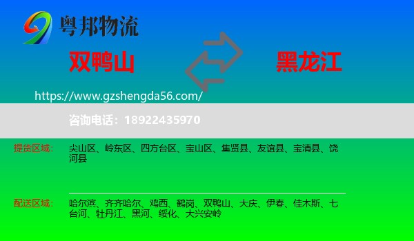 双鸭山到黑龙江物流专线