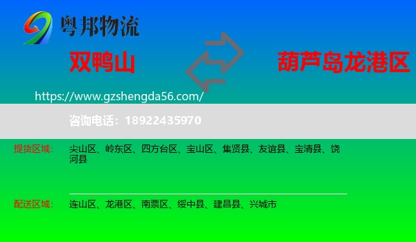 双鸭山到龙港区物流专线