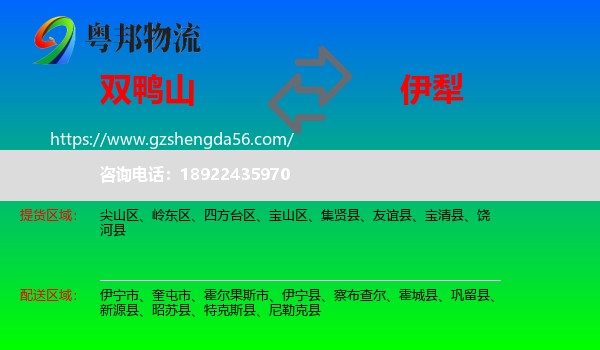 双鸭山到伊犁物流专线
