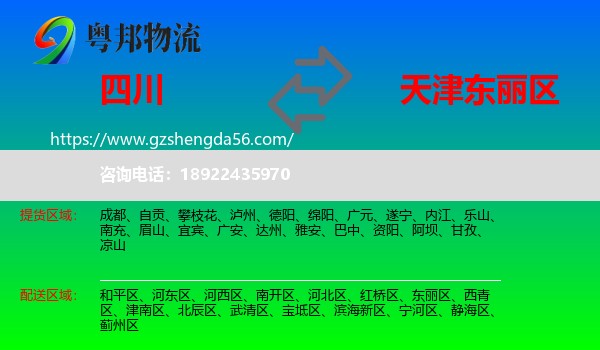 四川到东丽区物流
