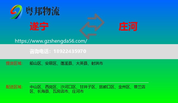 遂宁到庄河市物流专线