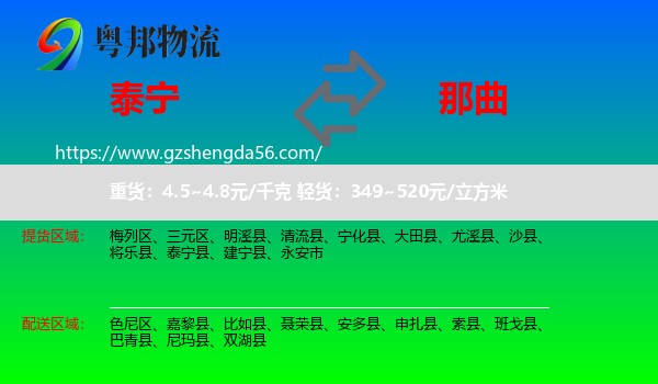 泰宁县到那曲物流专线