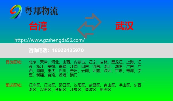 台湾到武汉专线
