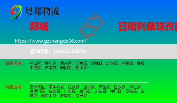 郯城县到桑珠孜区物流专线