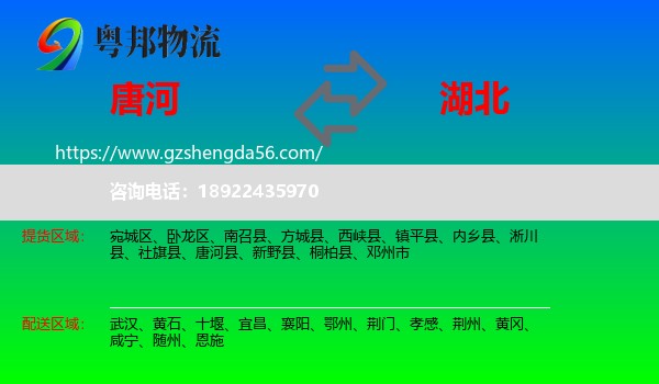 唐河县到湖北物流