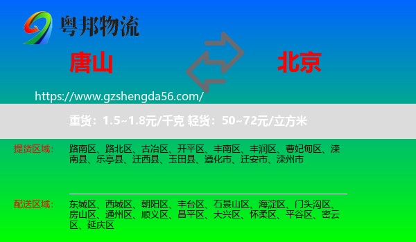 唐山到北京专线
