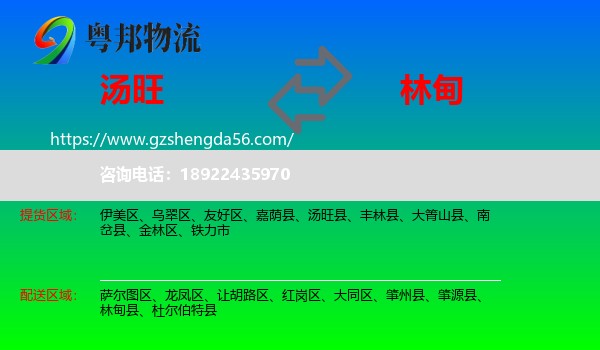 汤旺县到林甸县物流专线