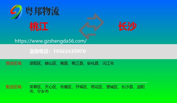 桃江县到长沙专线