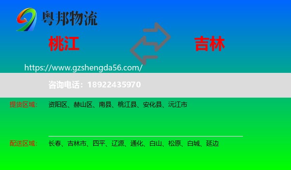 桃江县到吉林物流