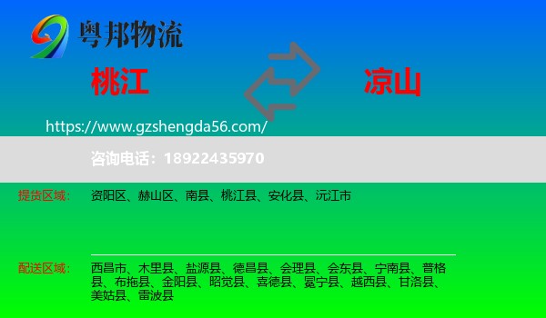 桃江县到凉山物流