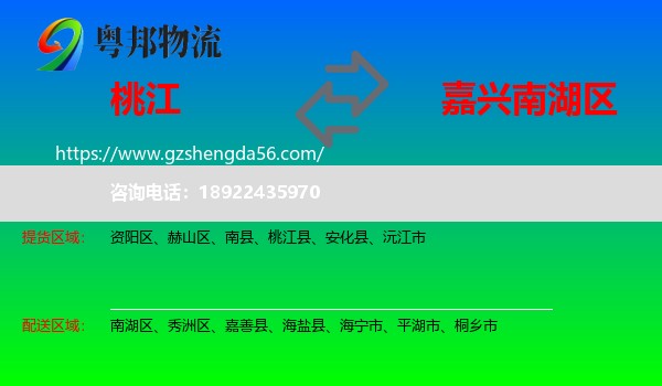 桃江县到南湖区物流专线