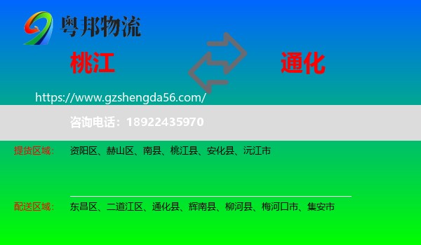 桃江县到通化物流