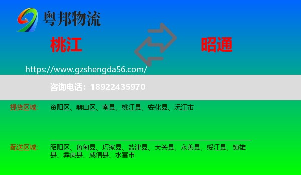 桃江县到昭通物流