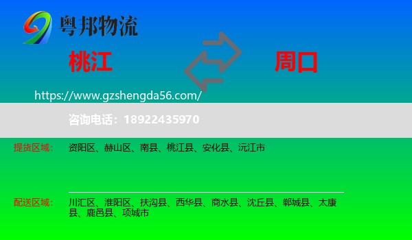 桃江县到周口物流