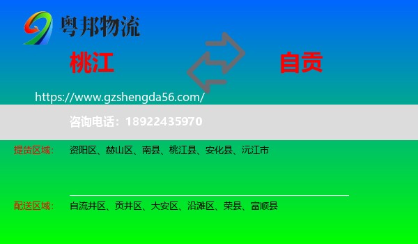 桃江县到自贡物流