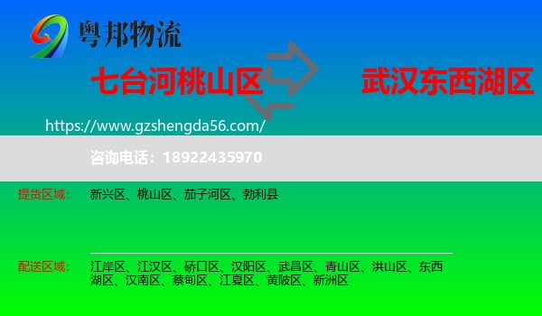 桃山区到东西湖区物流专线