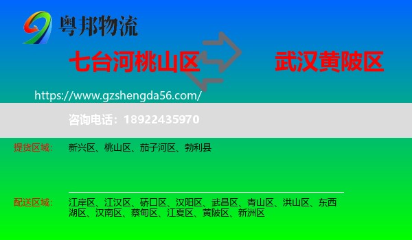 桃山区到黄陂区物流专线