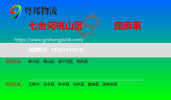 桃山区到曲麻莱县物流专线