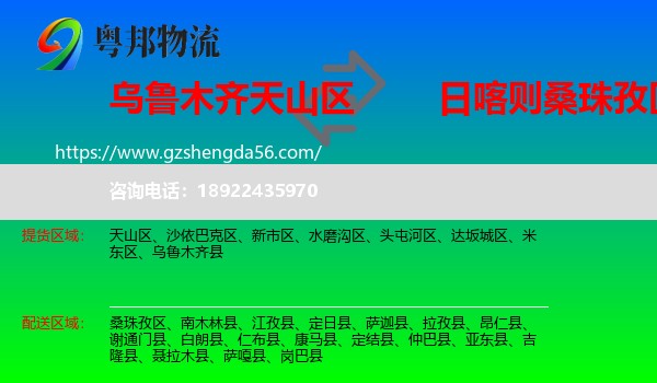 天山区到桑珠孜区物流专线