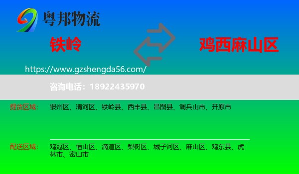 铁岭到麻山区物流专线