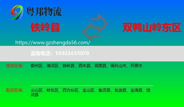 铁岭县到岭东区物流专线