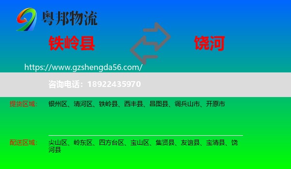 铁岭县到饶河县物流专线