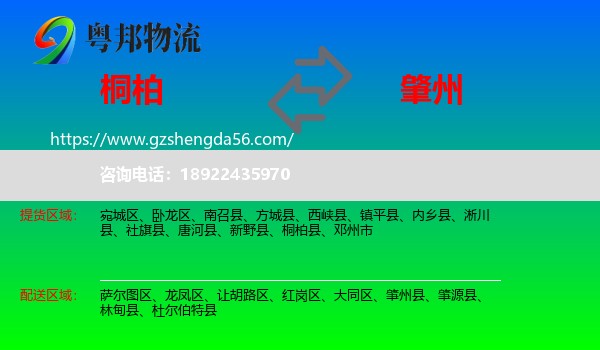 桐柏县到肇州县物流专线