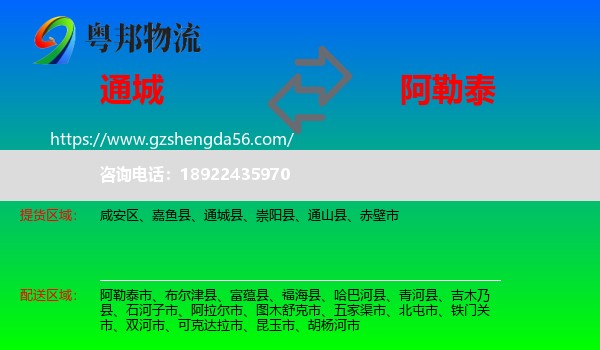通城县到阿勒泰物流